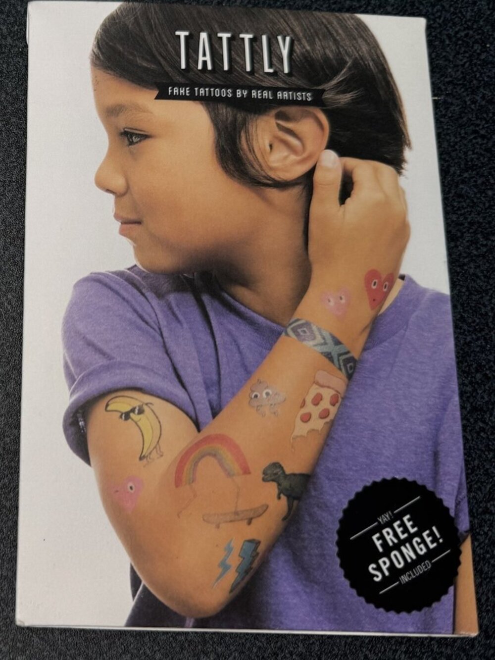 NEW Tattly Fake Temporary Tattoos For Kids - lot of 2 packs,  Mix - Made In USA